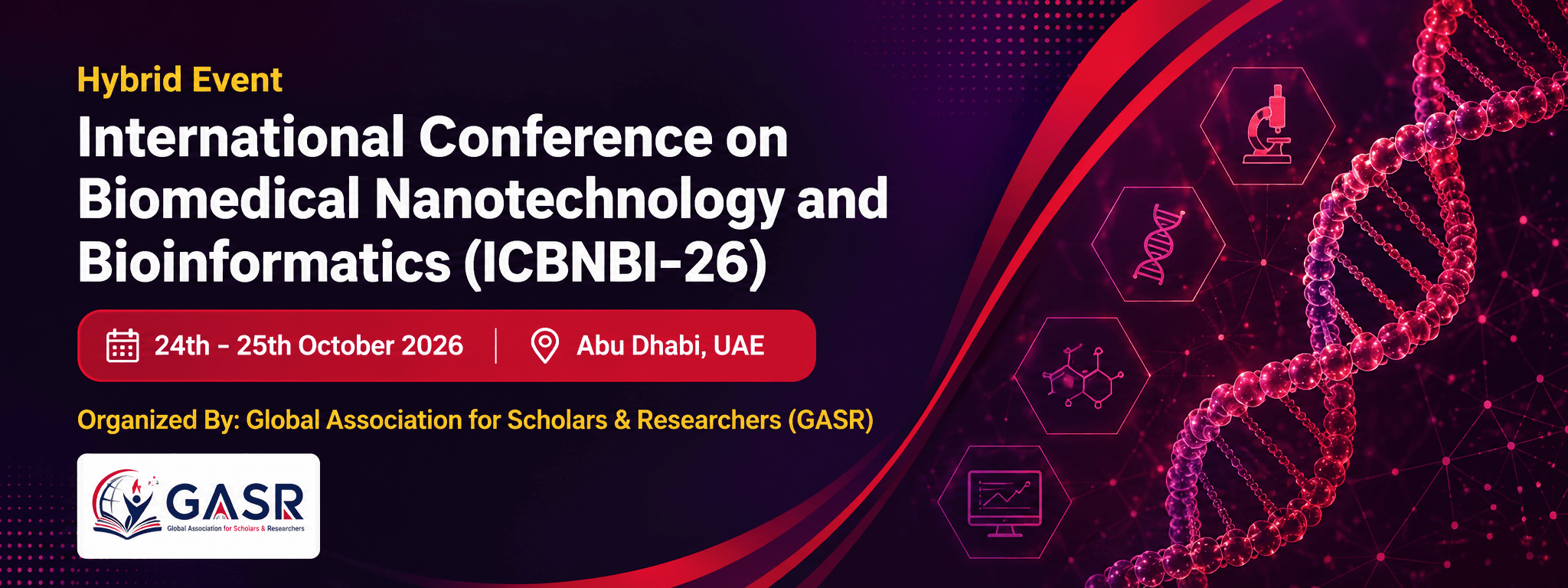 International Conference on Biomedical Nanotechnology and Bioinformatics (ICBNBI-
