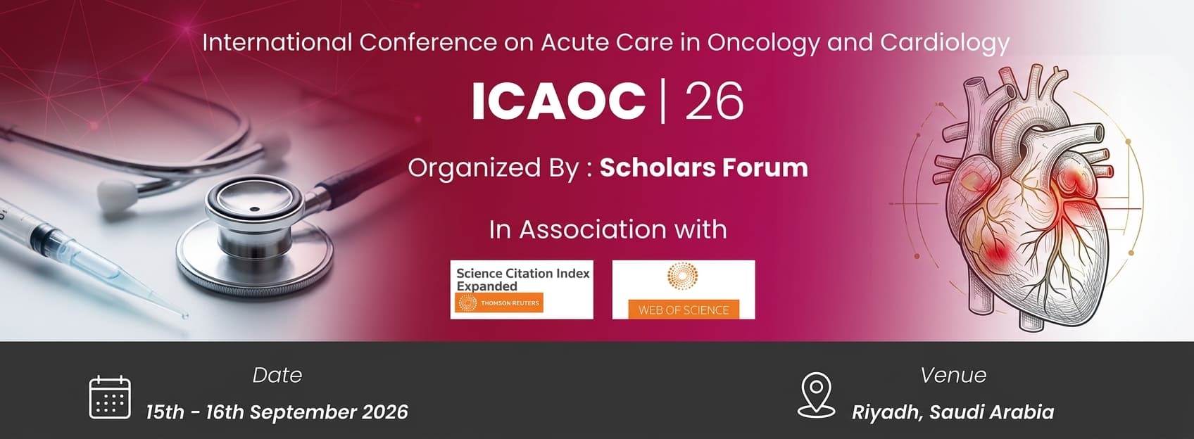 International Conference on Acute Care in Oncology and Cardiology ICAOC | 26