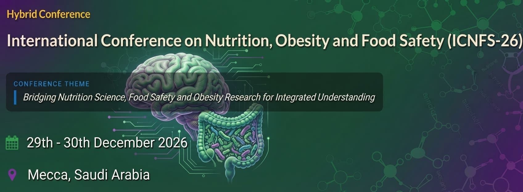 International Conference on Nutrition, Obesity and Food Safety (ICNFS-26)