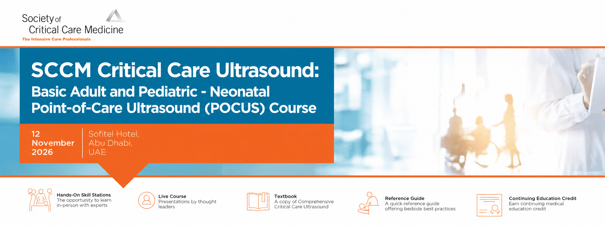 SCCM Critical Care Ultrasound: Basic Adult and Pediatric – Neonatal Point-of-Care Ultrasound (POCUS) Course