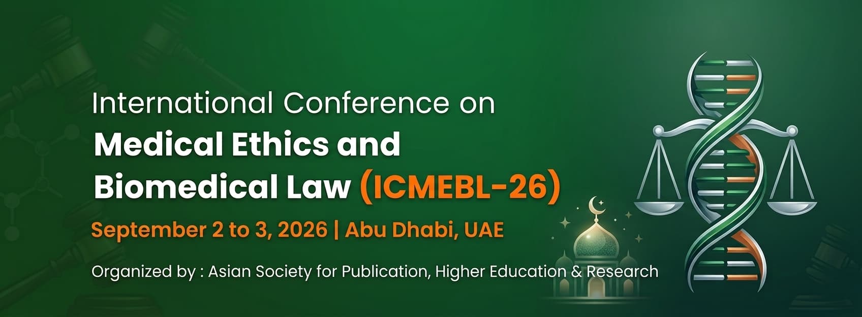 Medical Ethics and Biomedical Law (ICMEBL-26)