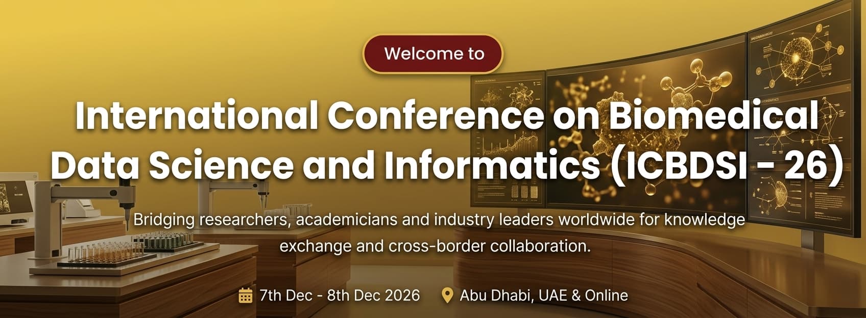 International Conference on Biomedical Data Science and Informatics (ICBDSI - 26)