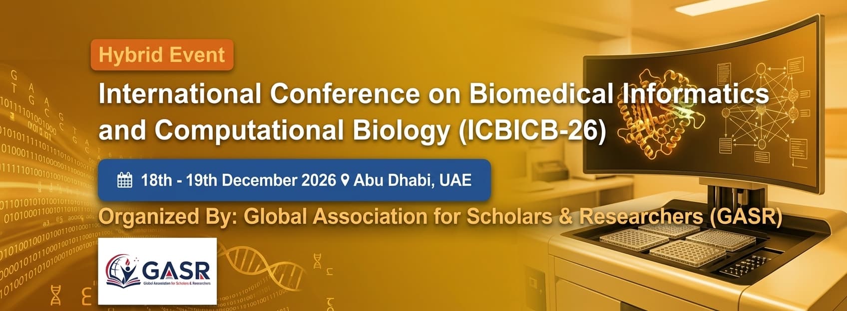 International Conference on Biomedical Informatics and Computational Biology (ICBICB-26)