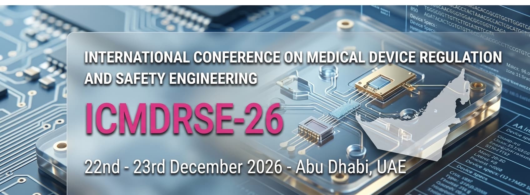 International Conference on Medical Device Regulation and Safety Engineering (ICMDRSE-2026) Abu D