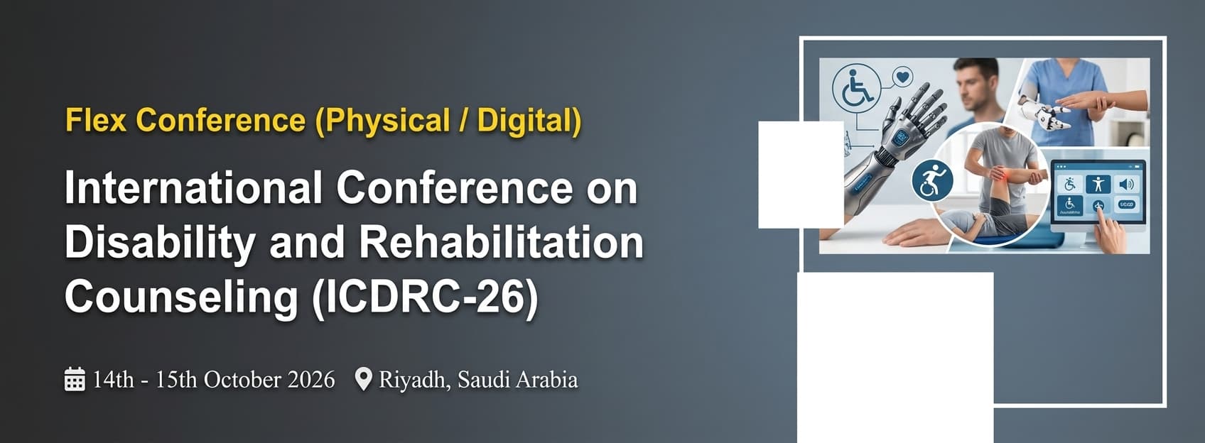 International Conference on Disability and Rehabilitation Counseling (ICDRC-26)