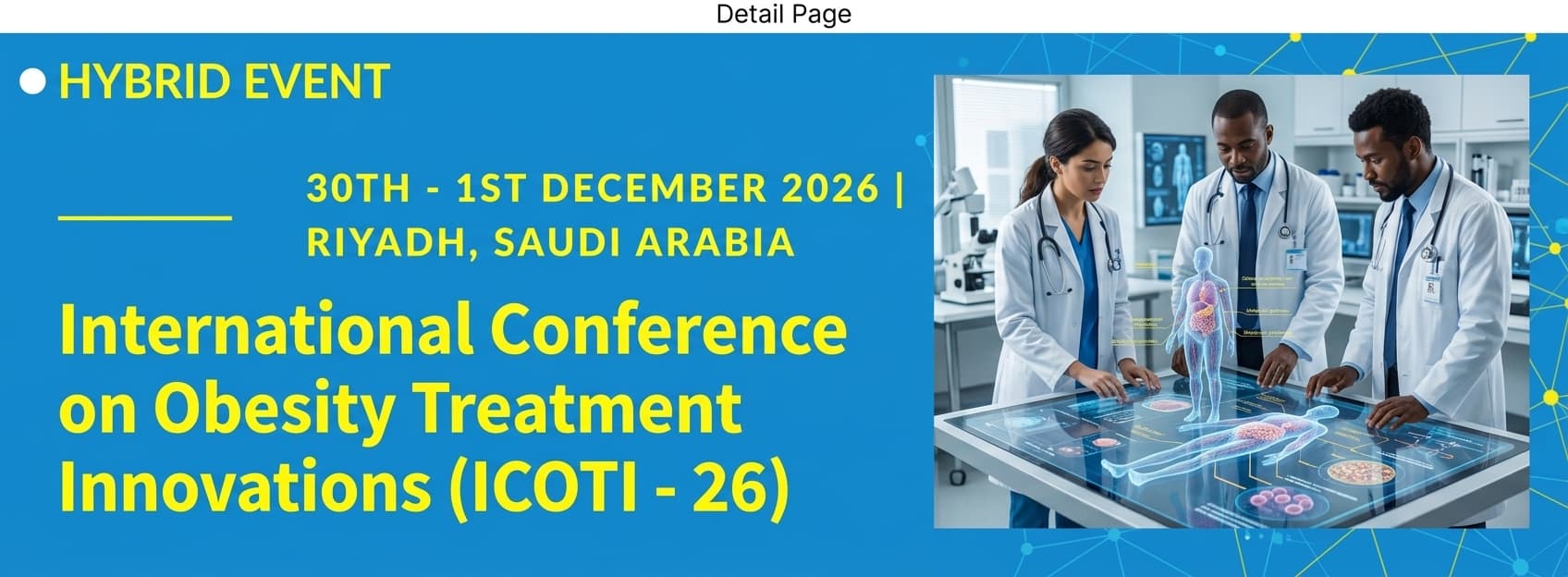 International Conference on Obesity Treatment Innovations (ICOTI - 26)