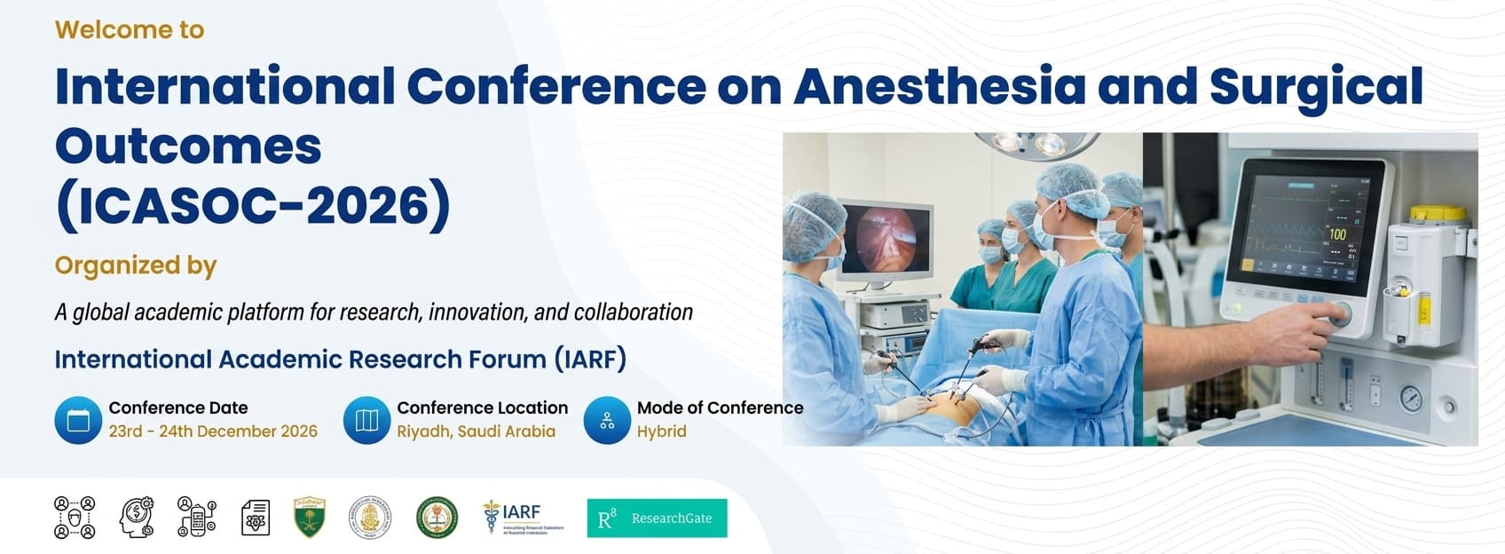 International Conference on Anesthesia and Surgical Outcomes (ICASOC-2026)
