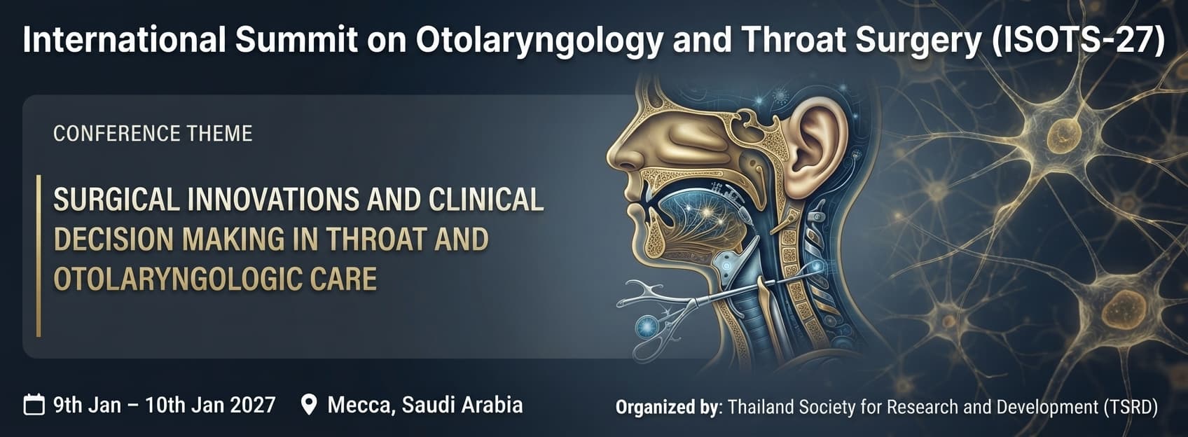 International Summit on Otolaryngology and Throat Surgery (ISOTS-27)