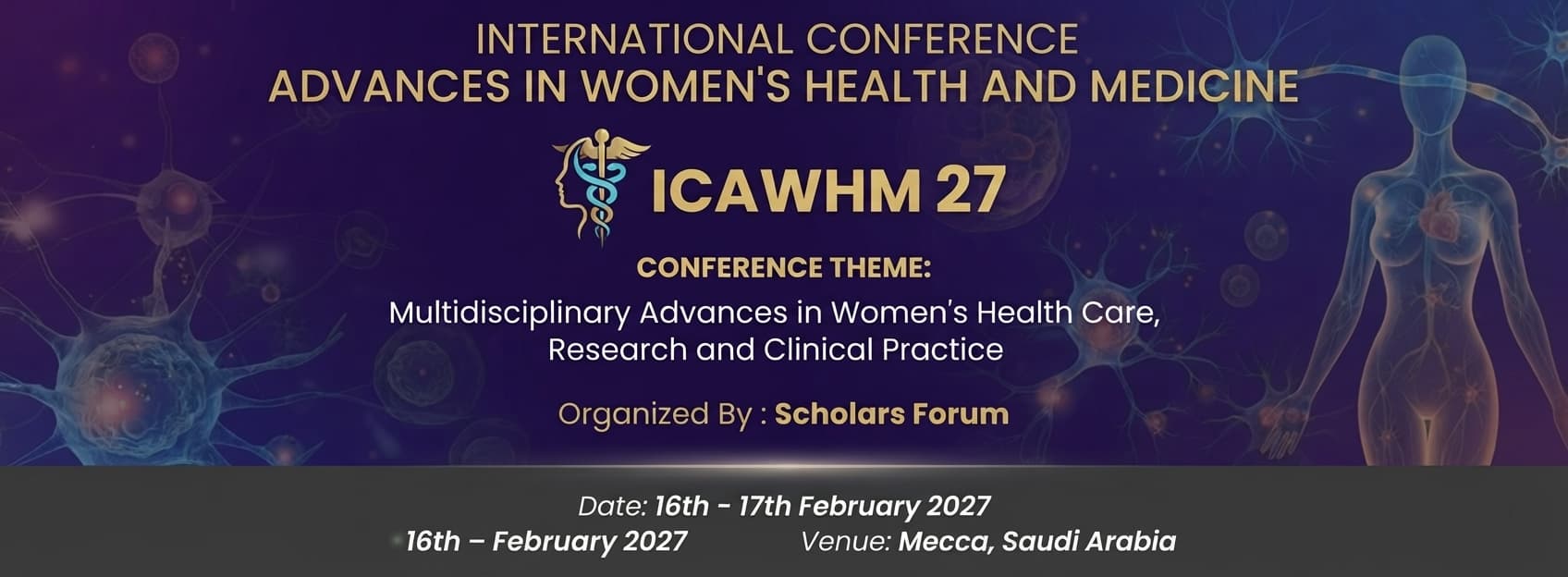 International Conference on Advances in Women’s Health and Medicine ICAWHM | 27