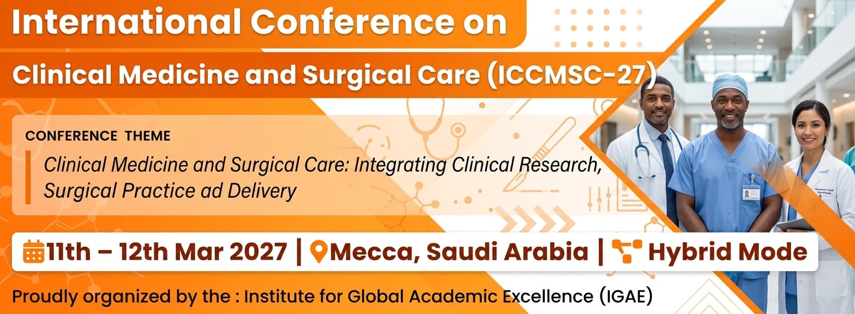 International Conference on Clinical Medicine and Surgical Care (ICCMSC-27)
