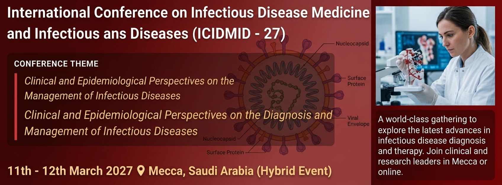International Conference on Infectious Disease Medicine and Infectious Diseases (ICIDMID - 27)
