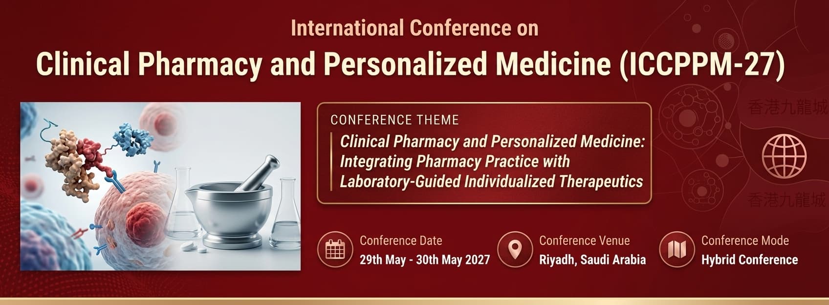 International Conference on Clinical Pharmacy and Personalized Medicine (ICCPPM-27)