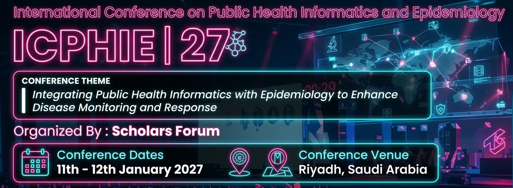 International Conference on Public Health Informatics and Epidemiology ICPHIE | 27